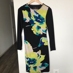 🐝 Coast Floral Long Sleeved Bodycon Dress 4